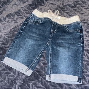Justice Girl Shorts Stretchy Jean Denim size 10